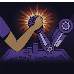 Who will win the Human vs AI Battle for the Futures on Aster?'s logo