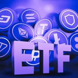 How many cryptocurrencies will be available through ETF in the USA by March 2025?'s logo
